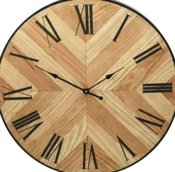Koopman Horloges<Horloge murale aspect bois EH