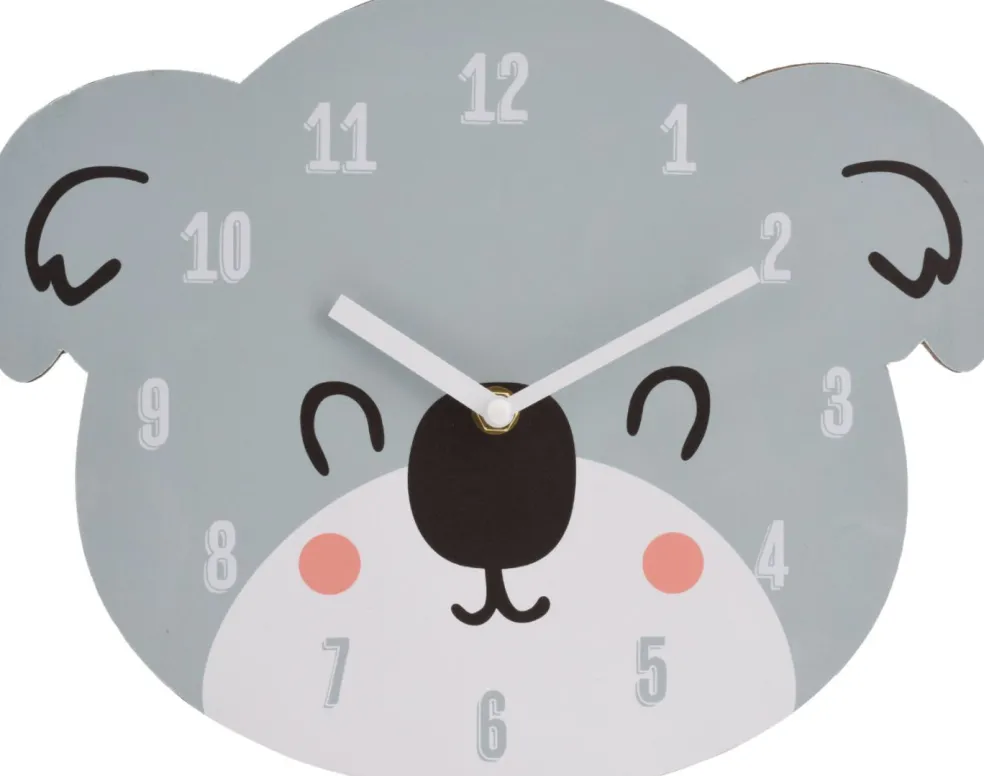 Horloge murale pour enfant motif animal KIDS