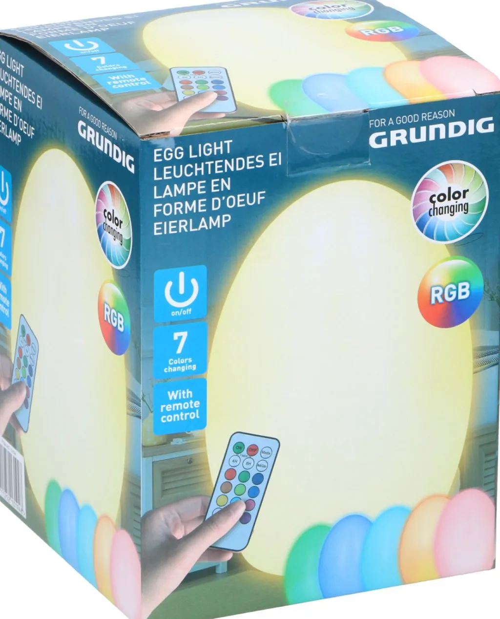 Edco Lampes Décoratives<Lampe LED en forme d'œuf avec variateur de couleurs ALPINA