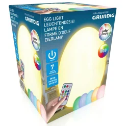 Edco Lampes Décoratives<Lampe LED en forme d'œuf avec variateur de couleurs ALPINA