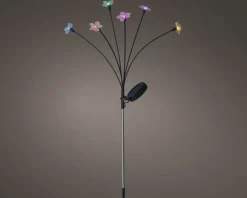 Lampe solaire avec piquet fleurs SOLAR