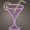 Kaemingk Lampes Décoratives|Appliques Murales<LED néon verre à cocktail NEON