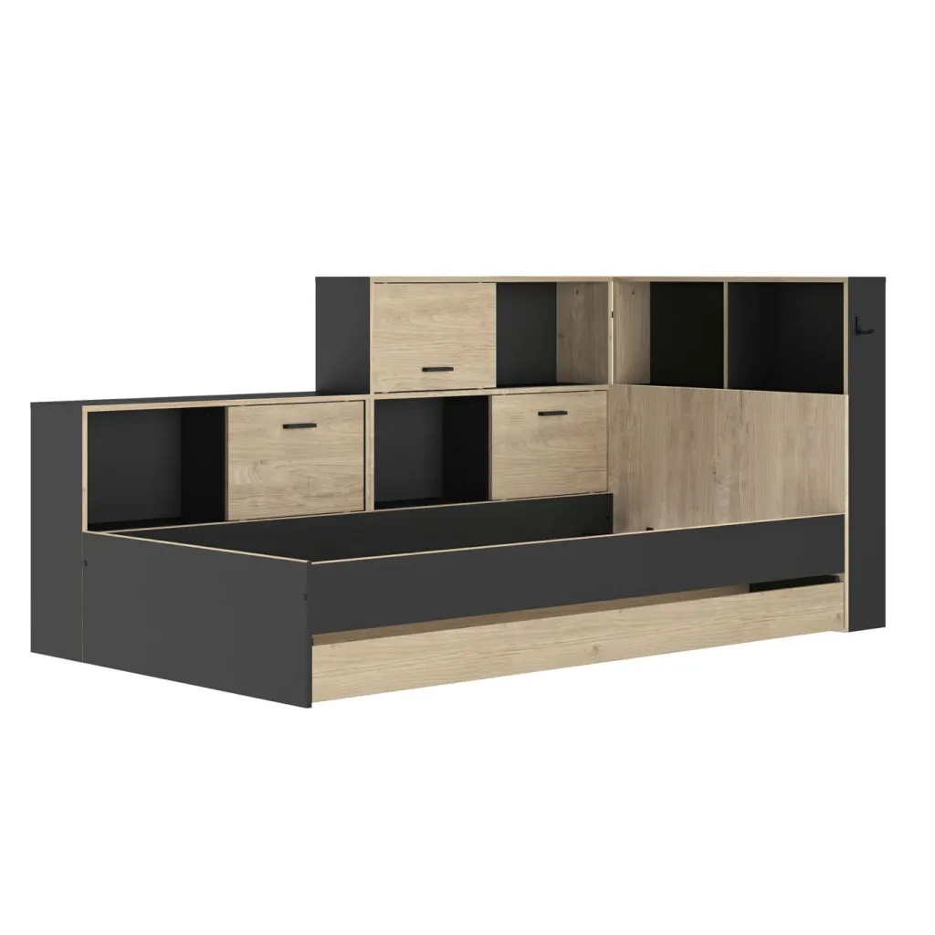 Enfant Gami Lits Simple|Lits Pour Enfants Et Adolescents<Lit avec rangement ERWAN