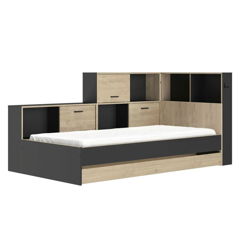 Enfant Gami Lits Simple|Lits Pour Enfants Et Adolescents<Lit avec rangement ERWAN
