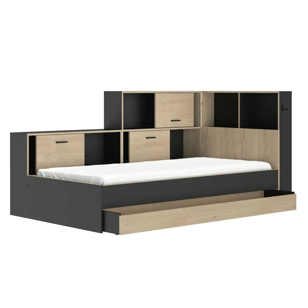 Enfant Gami Lits Simple|Lits Pour Enfants Et Adolescents<Lit avec rangement ERWAN
