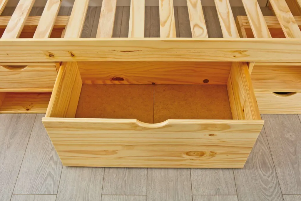 Enfant Inter Link Lits En Bois Massif|Lits Simple<Lit avec rangement et chevet CLAAS SINGLE 90x200cm