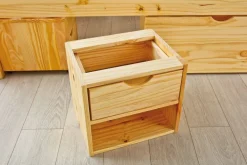 Enfant Inter Link Lits En Bois Massif|Lits Simple<Lit avec rangement et chevet CLAAS SINGLE 90x200cm