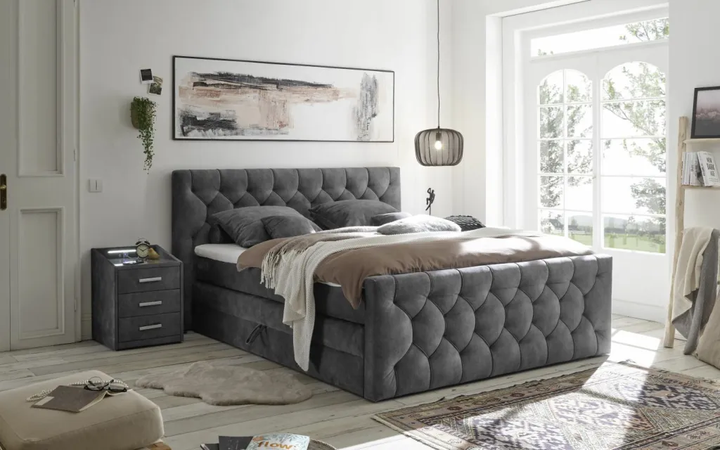 BRW Lits Boxspring|Lits Double<Lit boxspring CASHFIELD 8