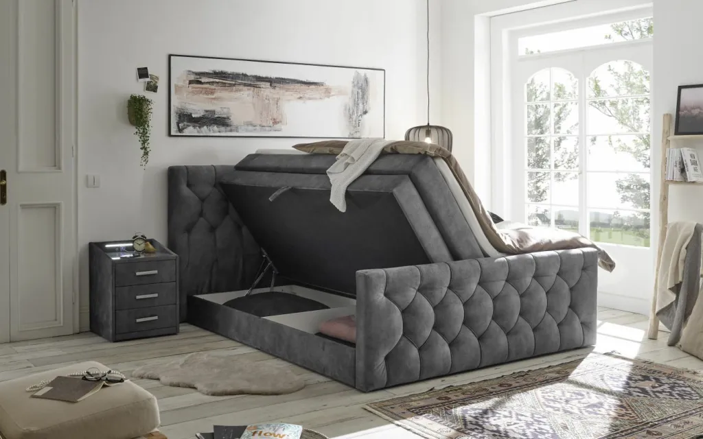 BRW Lits Boxspring|Lits Double<Lit boxspring CASHFIELD 8