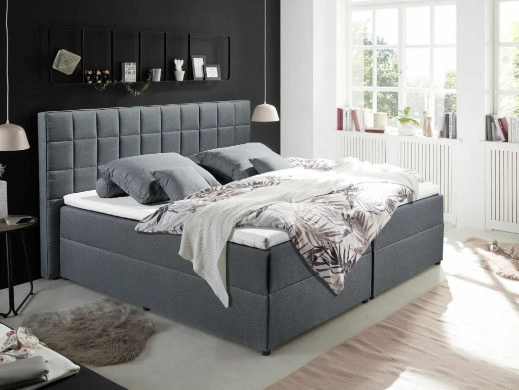 BRW Lits Rembourrés|Lits Boxspring<Lit coffre ALASKA 2