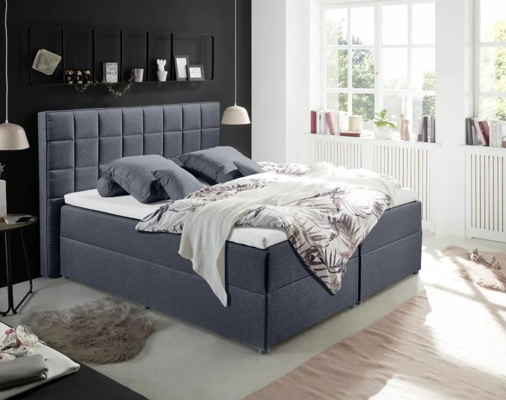 BRW Lits Rembourrés|Lits Boxspring<Lit coffre ALASKA 6