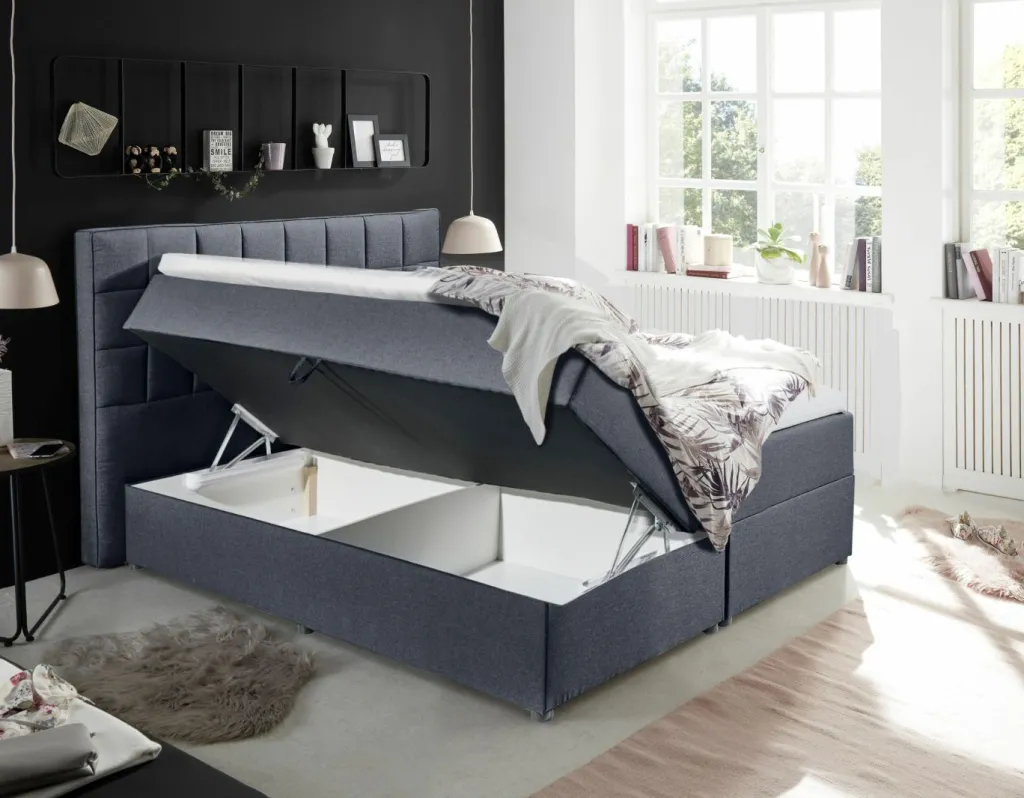 BRW Lits Rembourrés|Lits Boxspring<Lit coffre ALASKA 6