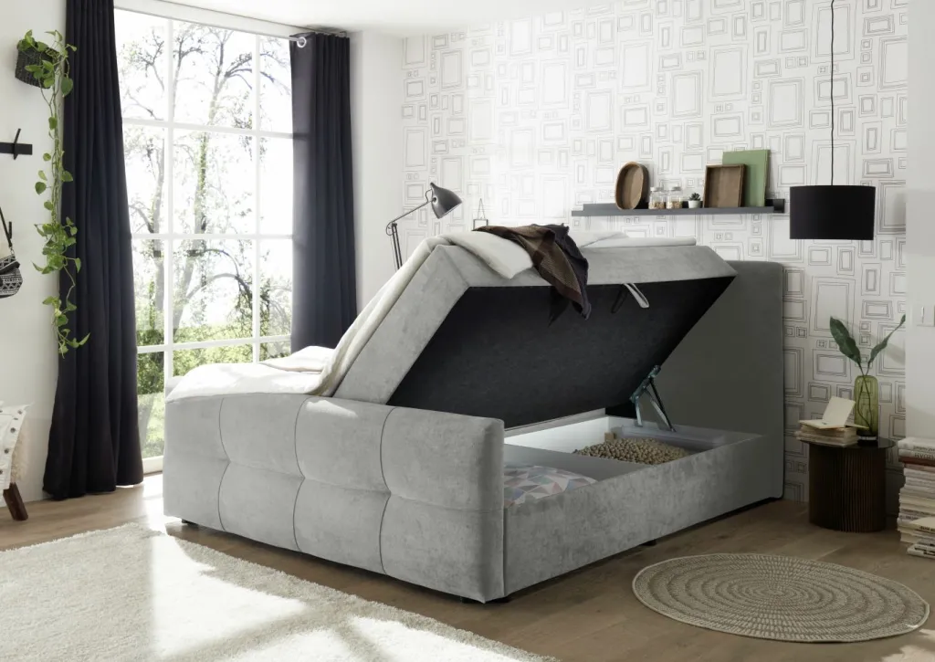 BRW Lits Rembourrés|Lits Boxspring<Lit coffre WINNIPEG 6