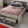 Enfant Parisot Lits Simple|Lits Pour Enfants Et Adolescents<Lit d'ado 90 x 200 cm avec chevet FABRIC 3