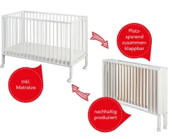 Tissi Lits En Bois Massif|Lits Bébés<Lit enfant / lit de voyage JORI