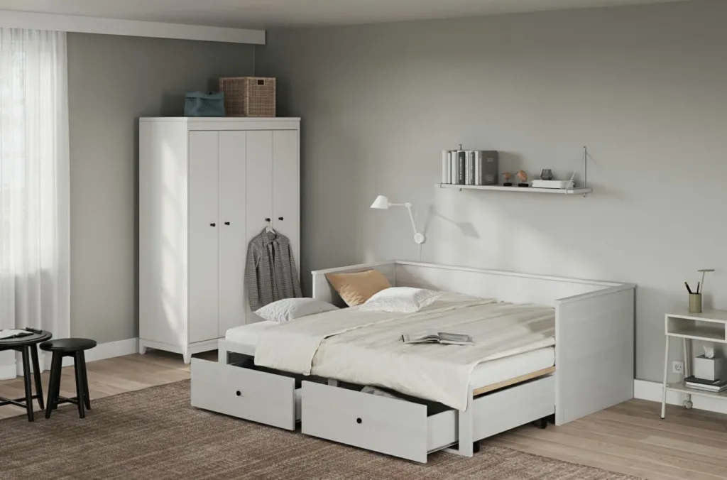Inter Link Lits En Bois Massif|Lits Fonctionnels<Lit extensible 90x200cm BREDA