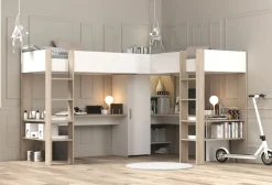 Enfant Parisot Lits Mezzanine|Lits Pour Enfants Et Adolescents<Lit mezzanine CLEVELAND