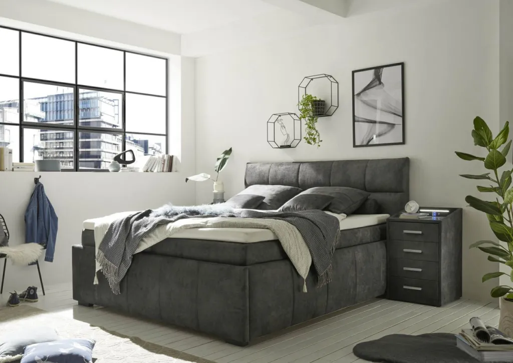 ED-Lifestyle Lits Double|Lits Boxspring<Lit rembourré AVIDANO 6