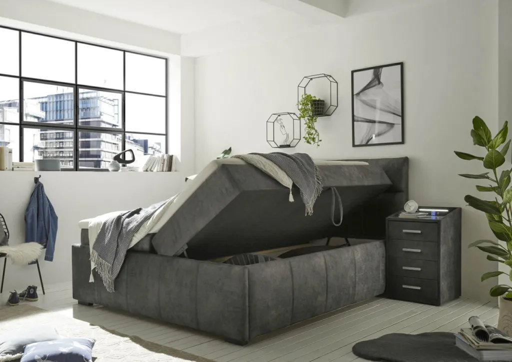 ED-Lifestyle Lits Double|Lits Boxspring<Lit rembourré AVIDANO 6