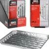 Lot de 4 barquettes à barbecue KITCHEN