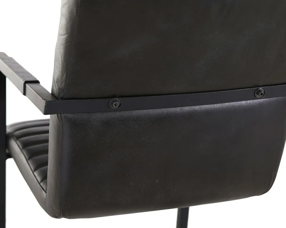 Lot de 2 chaises à piètement luge BARCELONA
