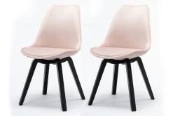 Salesfever Chaises 4 Pieds|Chaises Rembourrées<Lot de 2 chaises BAJAWA