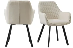 Salesfever Chaises À Accoudoirs|Chaises 4 Pieds<Lot de 2 chaises BOOI