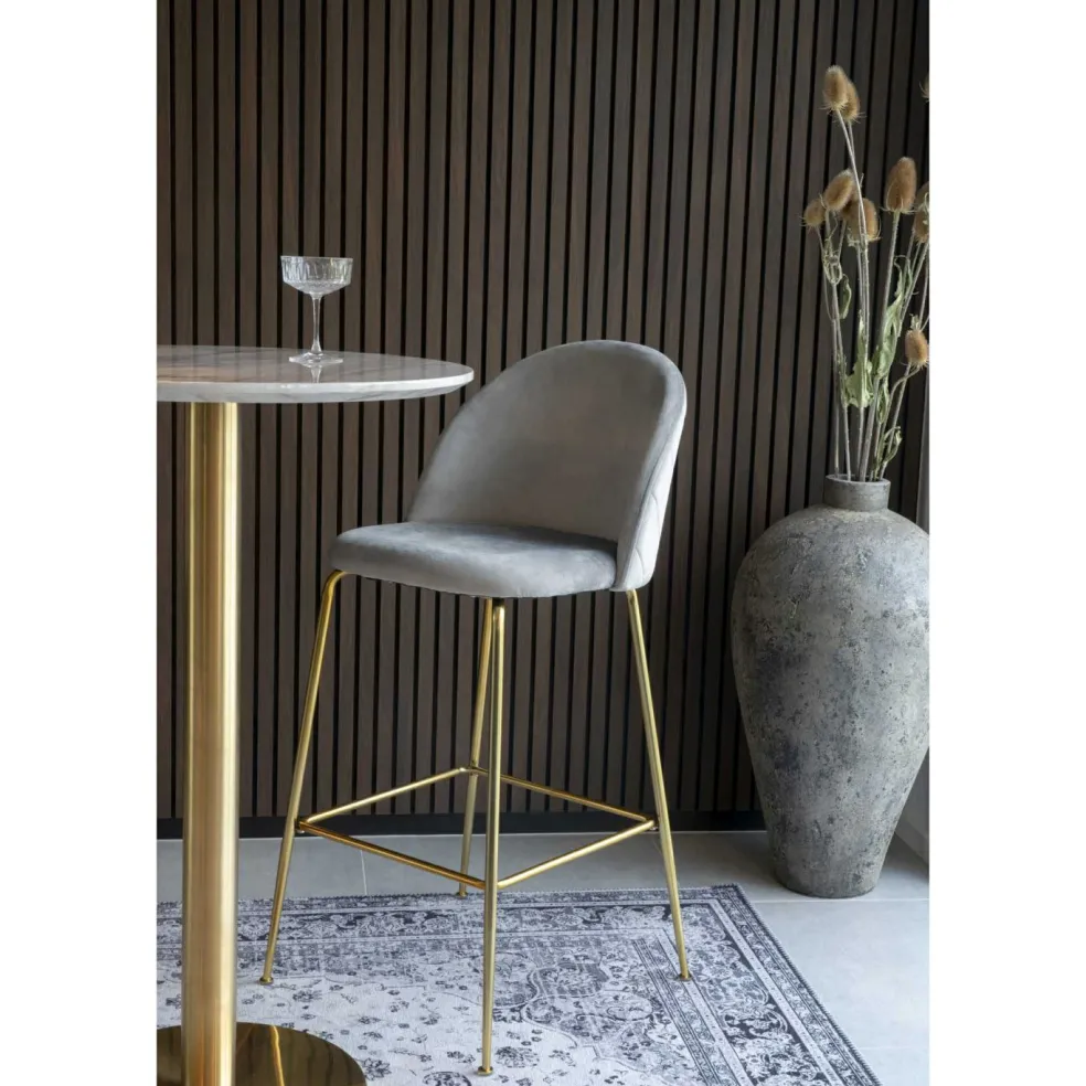 Lot de 2 chaises de bar LAUSANNE