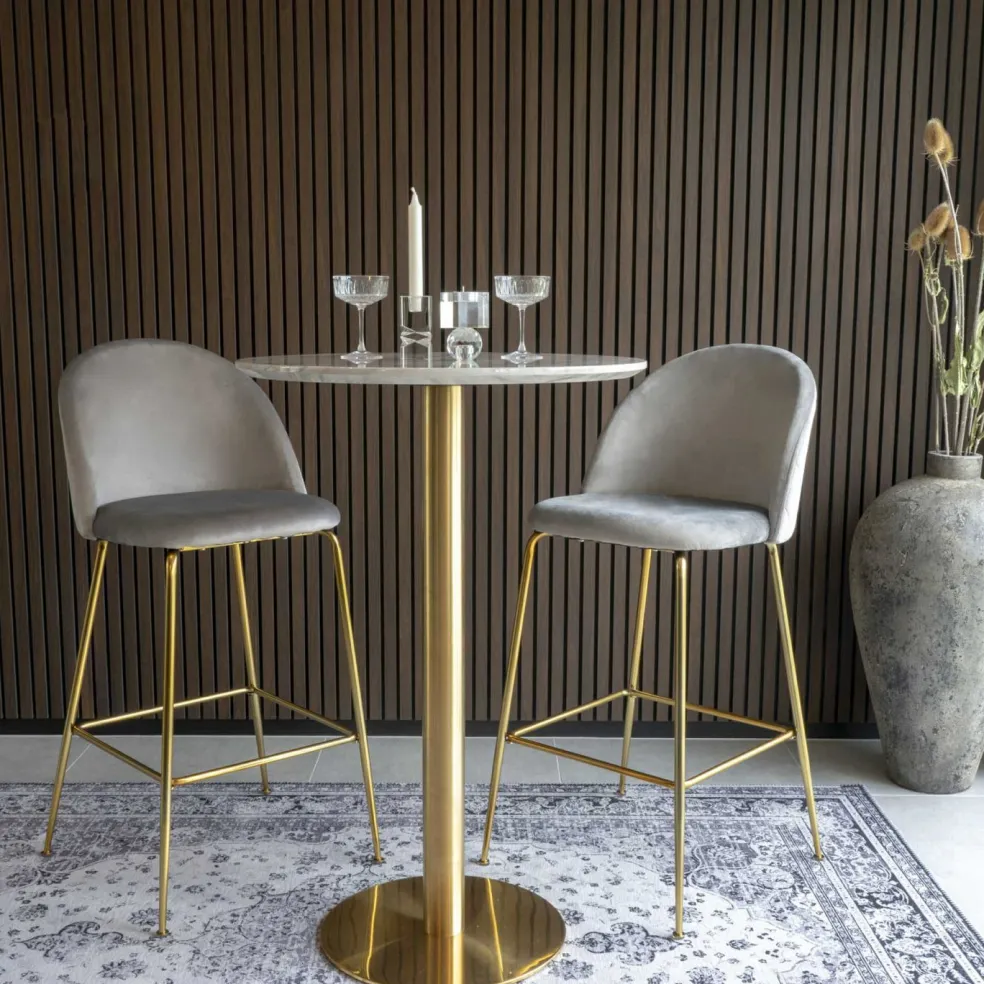 Lot de 2 chaises de bar LAUSANNE