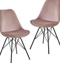Skyport Chaises 4 Pieds|Chaises Rembourrées<Lot de 2 chaises de salle à manger WOHNLING