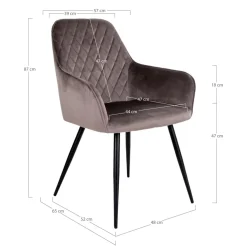 Lot de 2 chaises HARBO