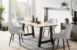 Salesfever Chaises À Accoudoirs|Chaises 4 Pieds<Lot de 2 chaises KUSAMBA