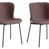 Salesfever Chaises Rembourrées|Chaises 4 Pieds<Lot de 2 chaises LUMAJANG