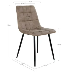 Lot de 2 chaises MIDDELFART