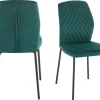 Salesfever Chaises Rembourrées|Chaises 4 Pieds<Lot de 2 chaises MUNDUK