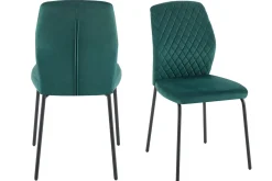 Salesfever Chaises Rembourrées|Chaises 4 Pieds<Lot de 2 chaises MUNDUK