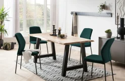 Salesfever Chaises Rembourrées|Chaises 4 Pieds<Lot de 2 chaises MUNDUK