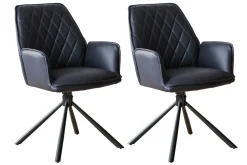 Salesfever Chaises À Accoudoirs|Chaises 4 Pieds<Lot de 2 chaises SAGU