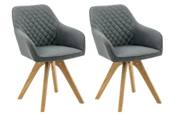 Salesfever Chaises À Accoudoirs|Chaises 4 Pieds<Lot de 2 chaises SOREANG