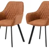 Salesfever Chaises À Accoudoirs|Chaises 4 Pieds<Lot de 2 chaises SOREANG