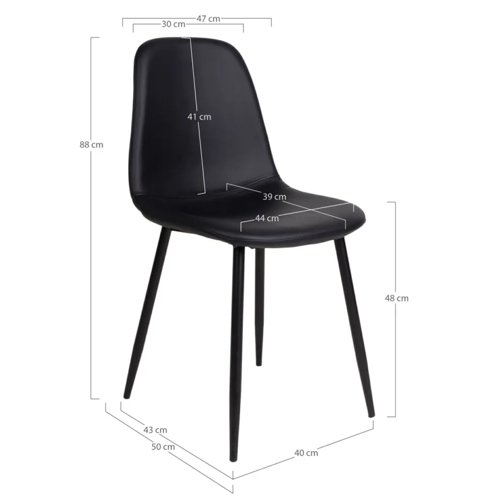 Lot de 2 chaises STOCKHOLM
