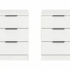 Lot de 2 chevets KOPENHAGEN