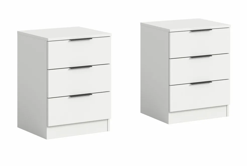 Lot de 2 chevets KOPENHAGEN