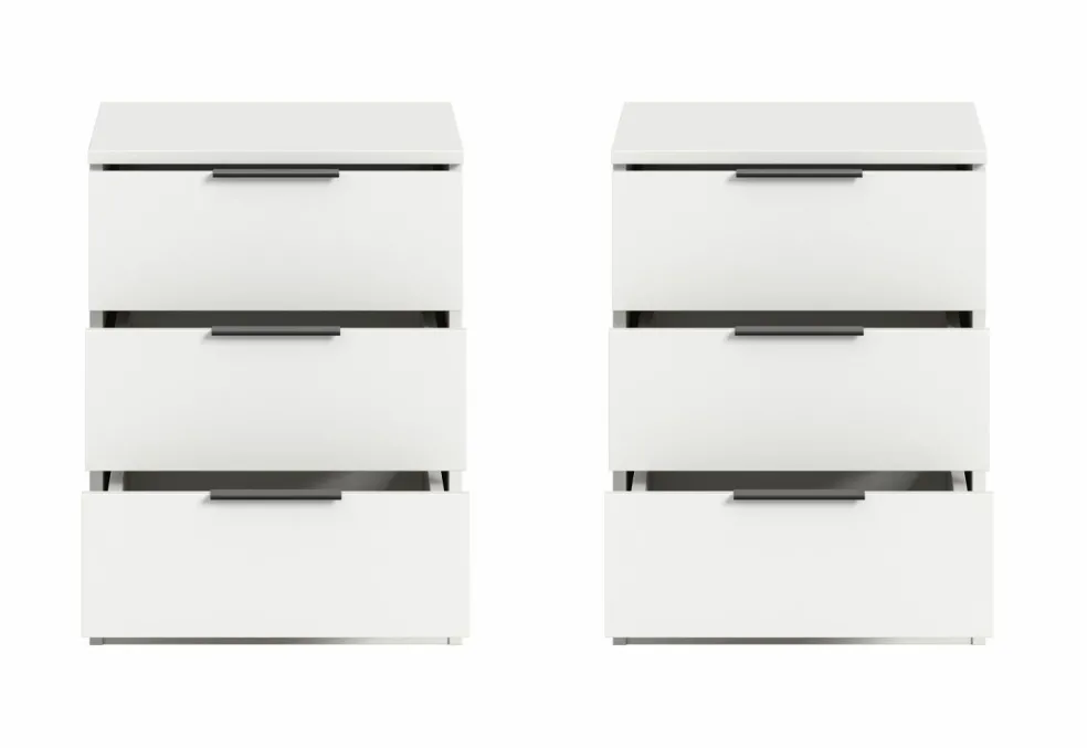 Lot de 2 chevets KOPENHAGEN