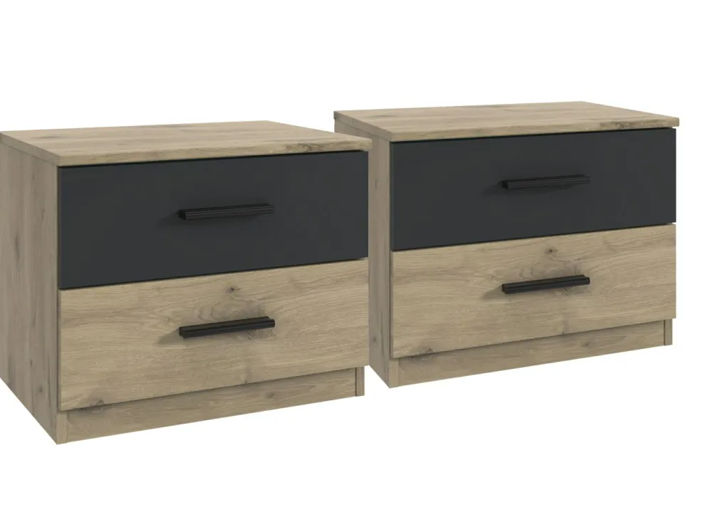 Lot de 2 chevets TANDIL