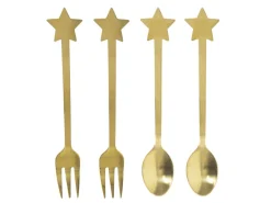 HIT Accessoires De Table|Vaisselle & Couverts<Lot de 4 couverts étoile STERN