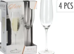Koopman Verres, Tasses & Carafes<Lot de 4 flûtes à champagne EH