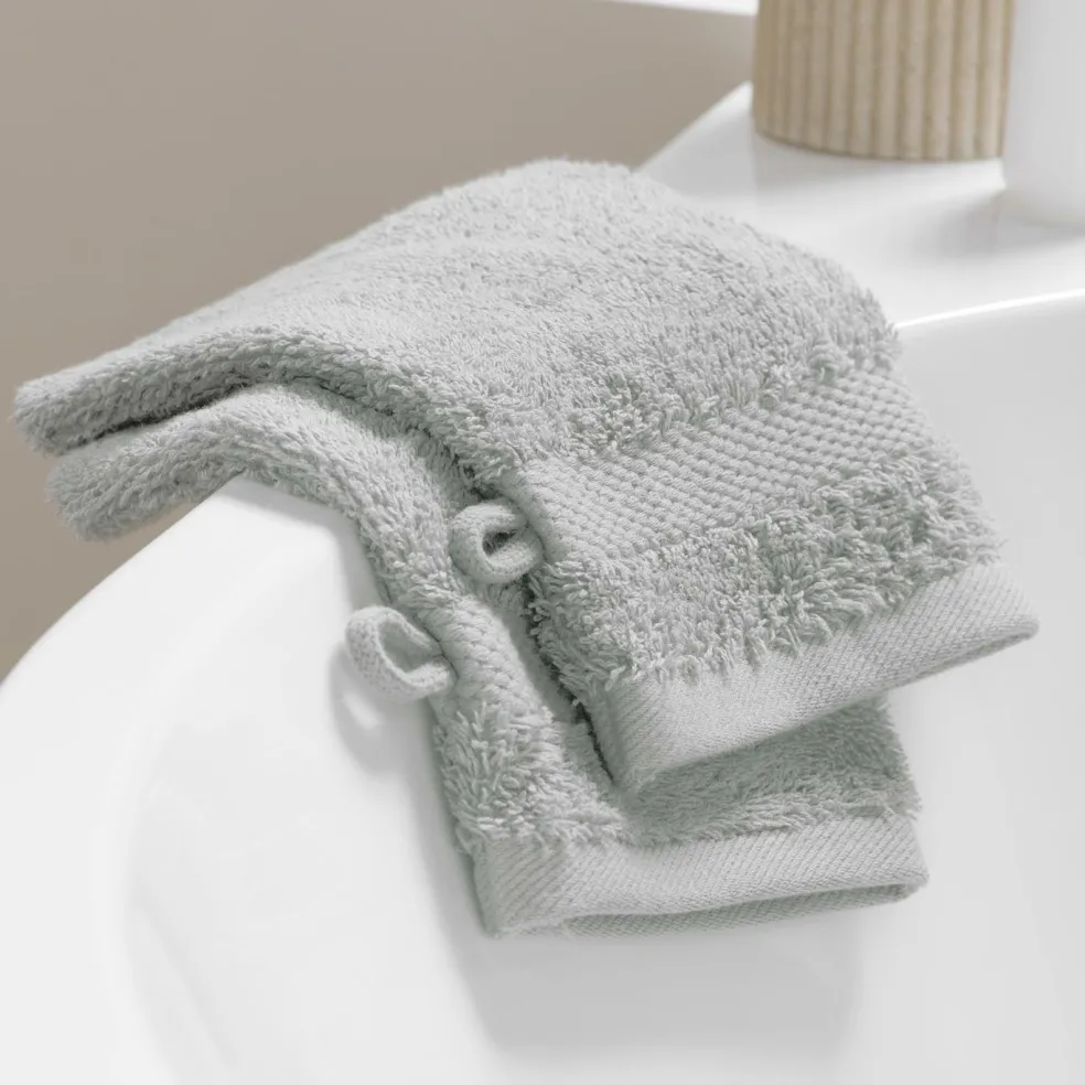 Lot de 2 gants de toilette UNI