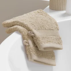 U10 Textiles De Salle De Bains<Lot de 2 gants de toilette UNI