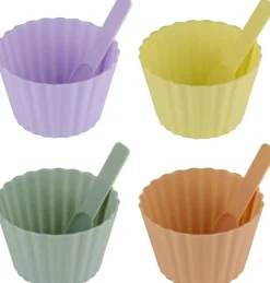 Edco Vaisselle & Couverts<Lot de 8 pots à dessert / glace ALPINA